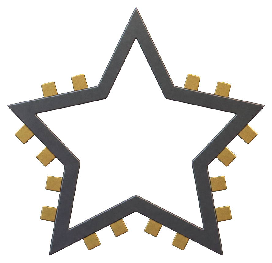 Preview for Gear Edge Star Sticker