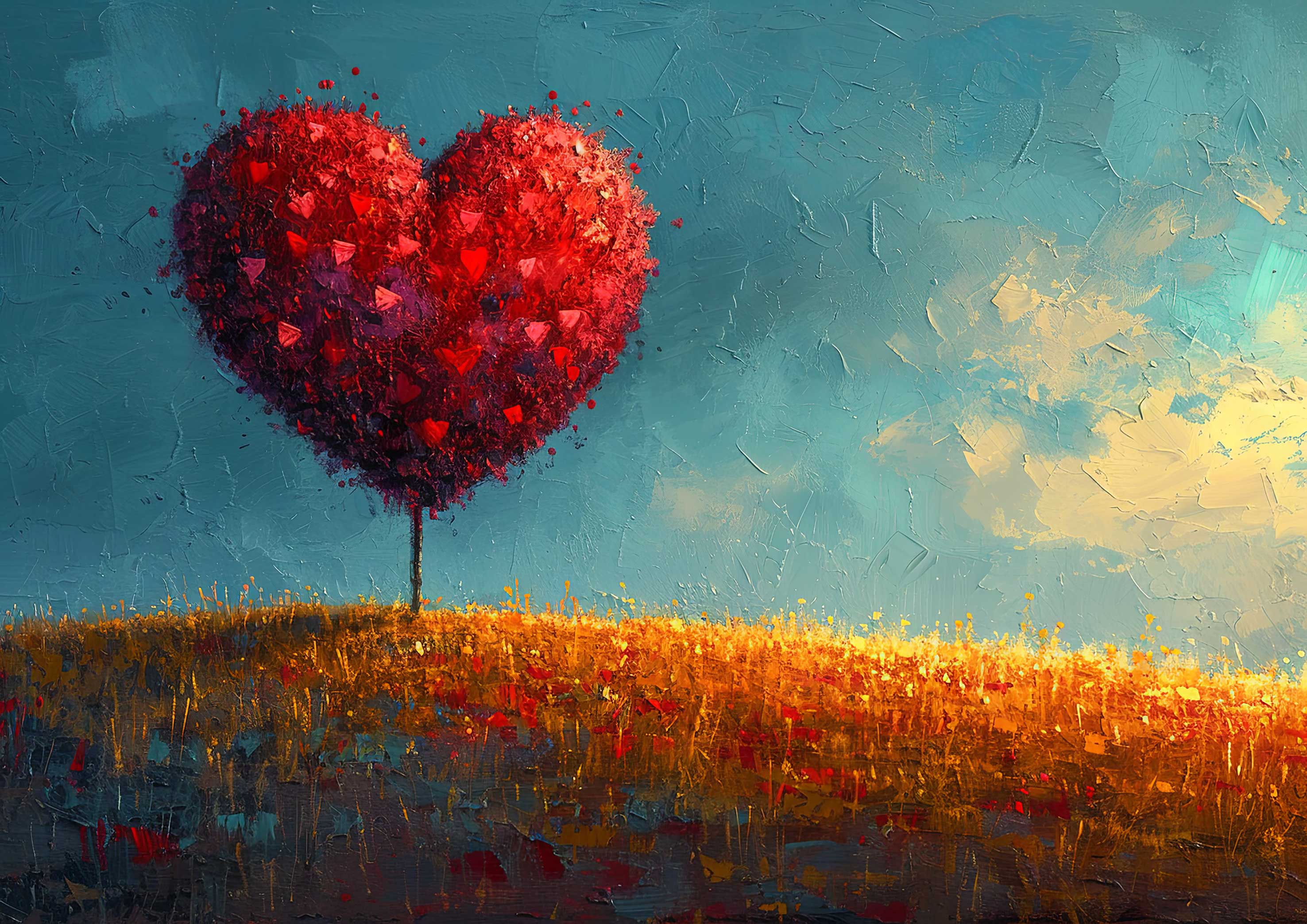 Preview for Heart-shaped-tree-landscape-love-background-66571
