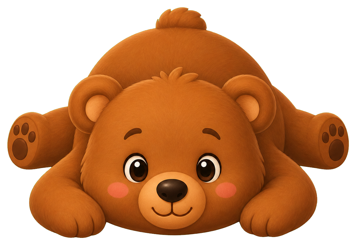 Preview for Bear Sploot Pose Sticker