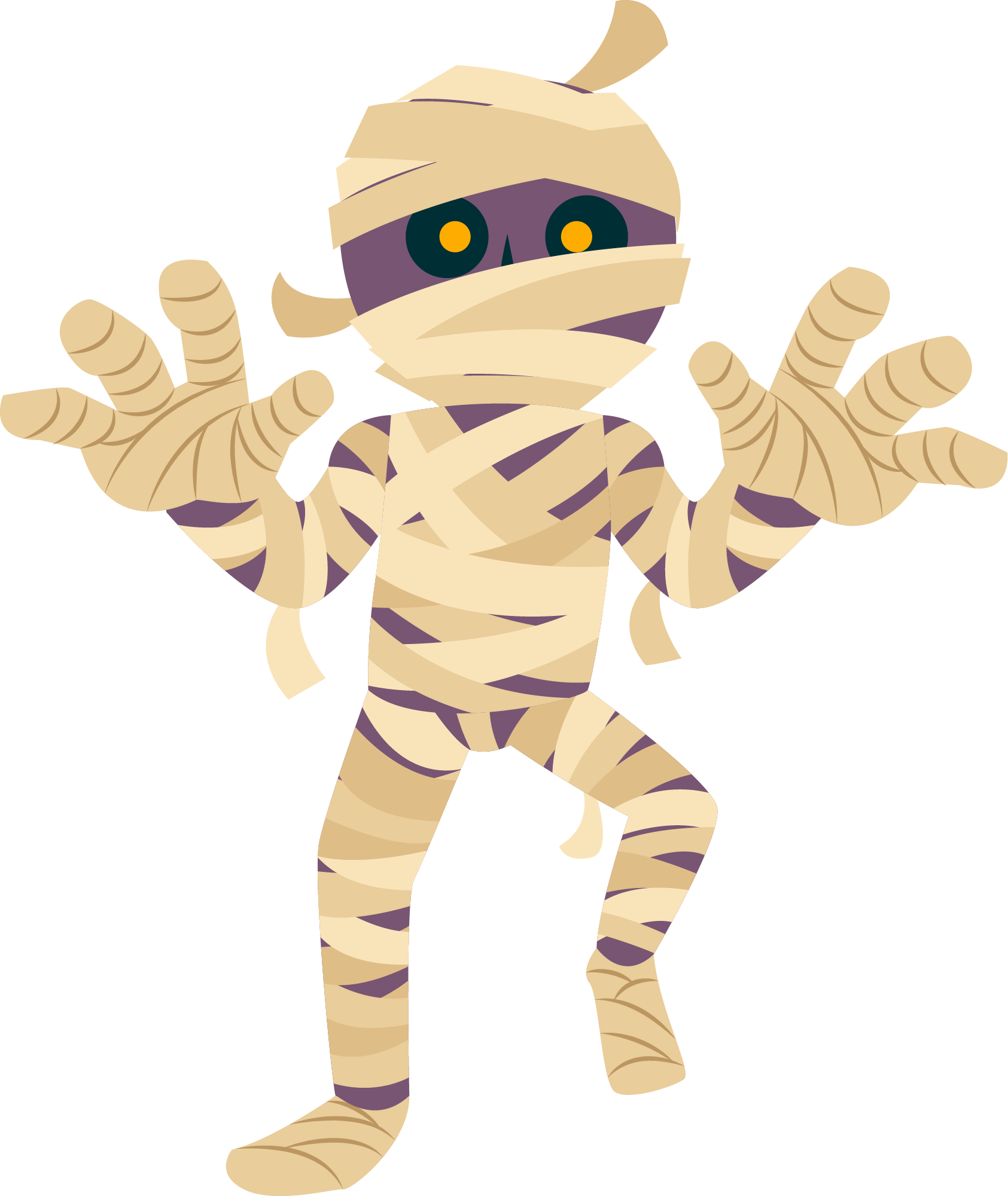 Preview for Cartoon-mummy-character-design-halloween-characters-sticker-87009