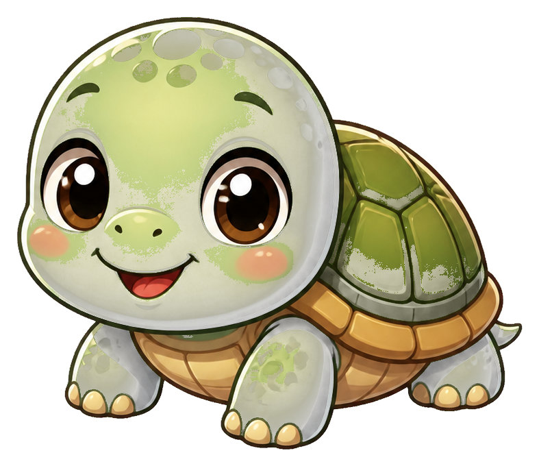 Preview for Tiny Turtle Sticker For Pizap Designs