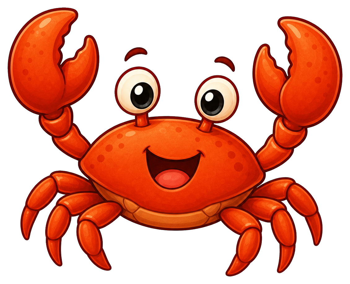 Preview for Cute Crab Sticker Graphic