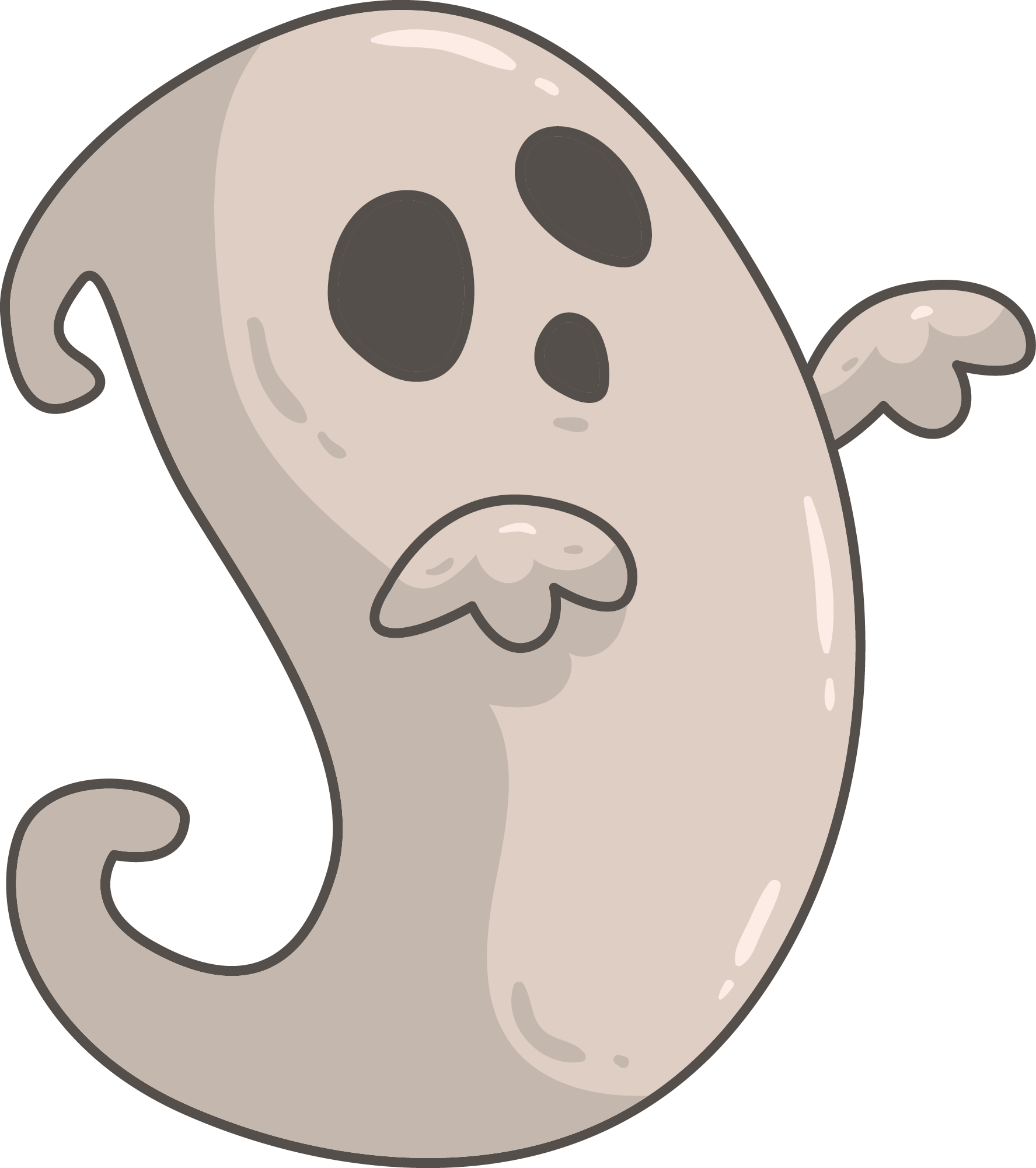 Preview for Cartoon-ghost-character-design-ghosts-sticker-9cca0