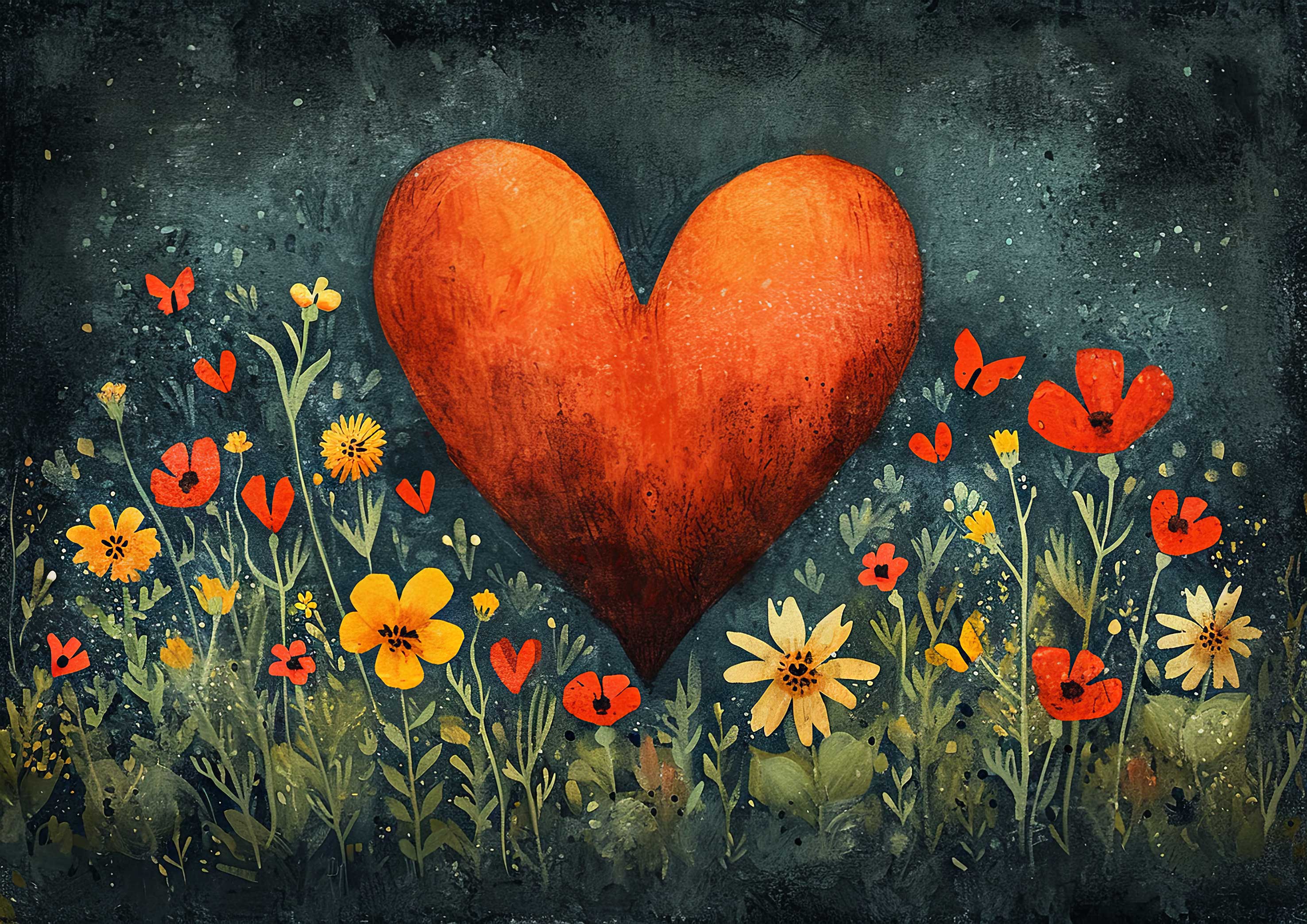 Preview for Heart-among-wildflowers-love-background-5f66a