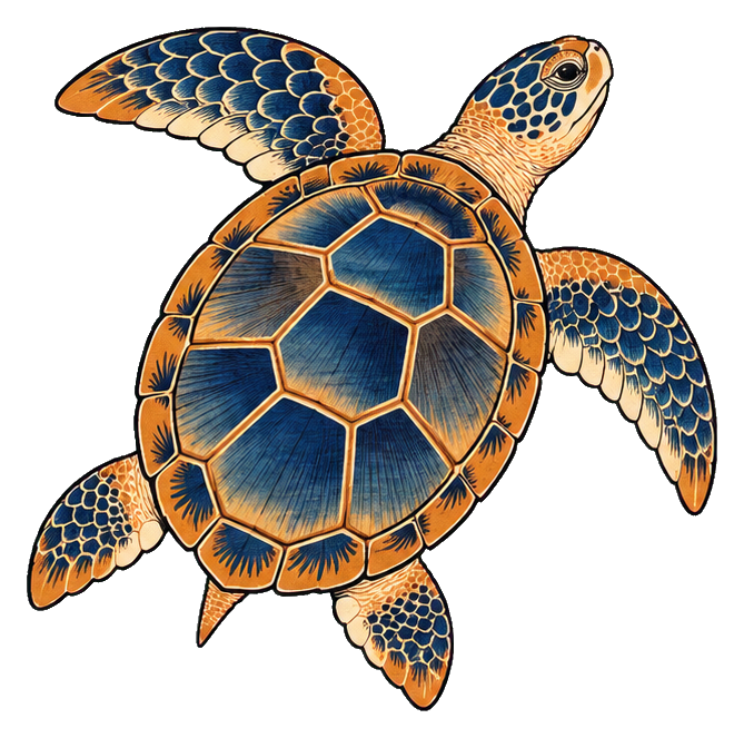 Preview for Ukiyo-e Ocean Sea Turtle