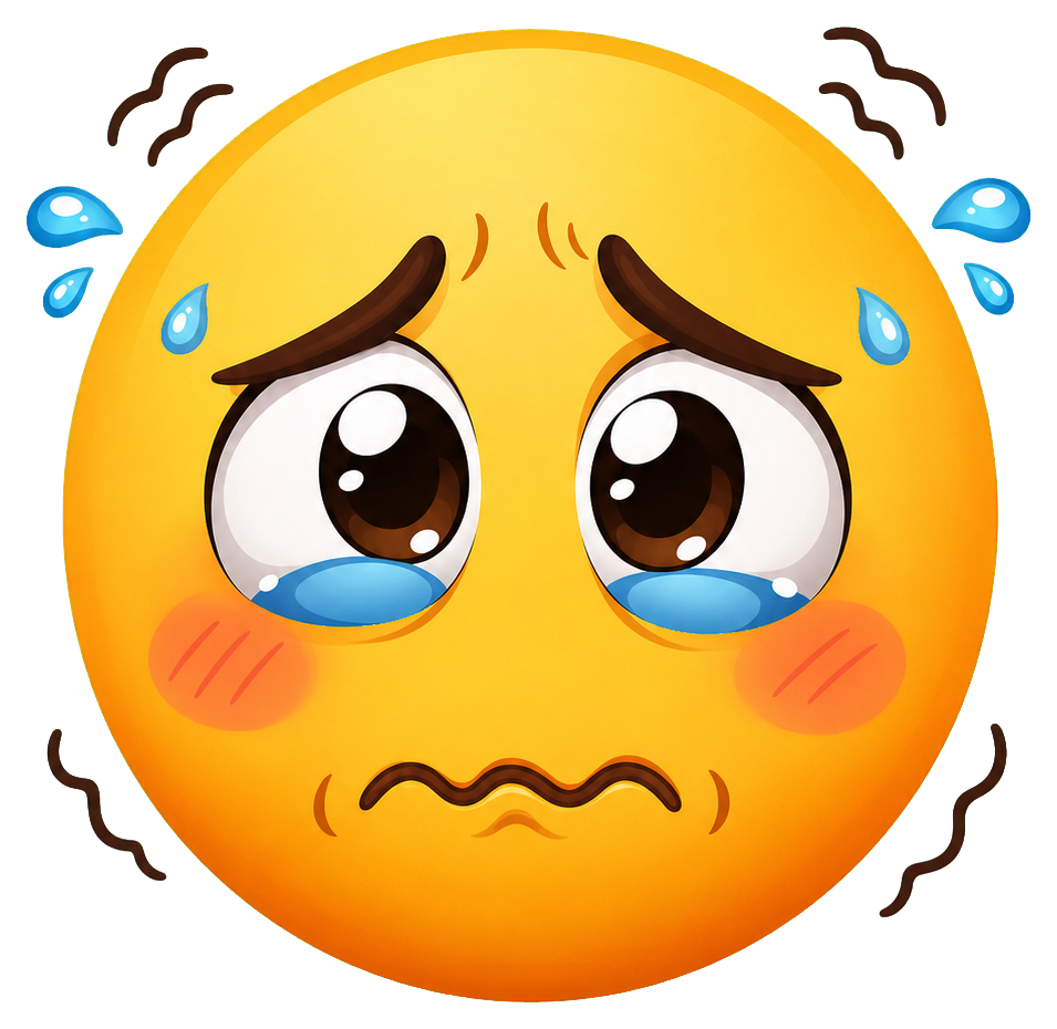 Preview for Worried Quiver Face Sticker