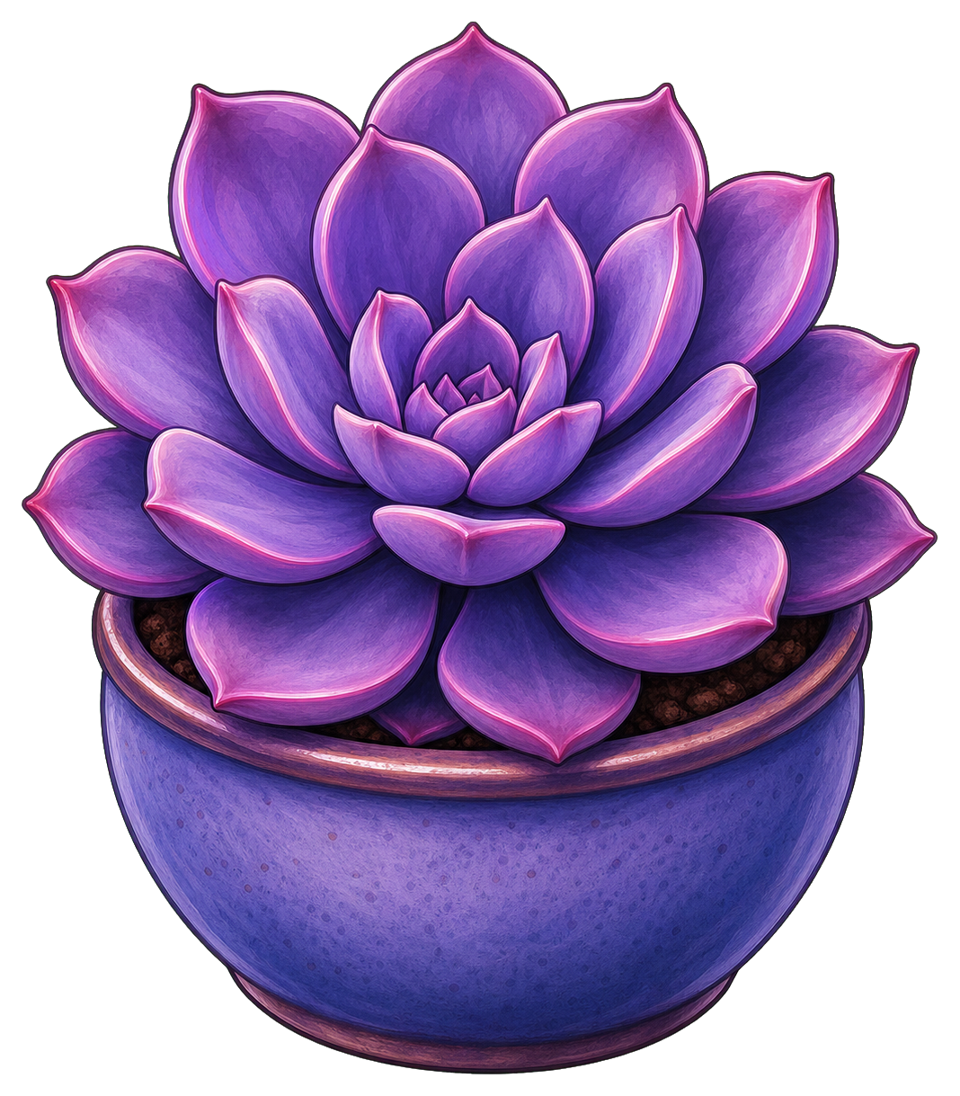 Preview for Succulent Rosette Sticker