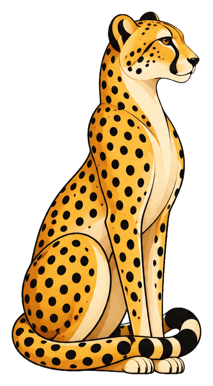 Preview for Sitting Cheetah Profile