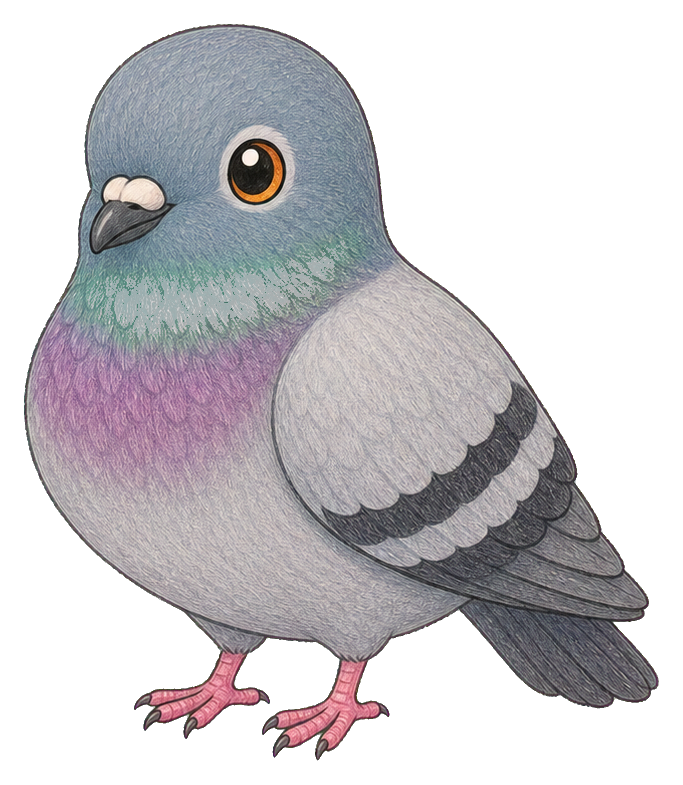 Preview for Rock Pigeon Sticker