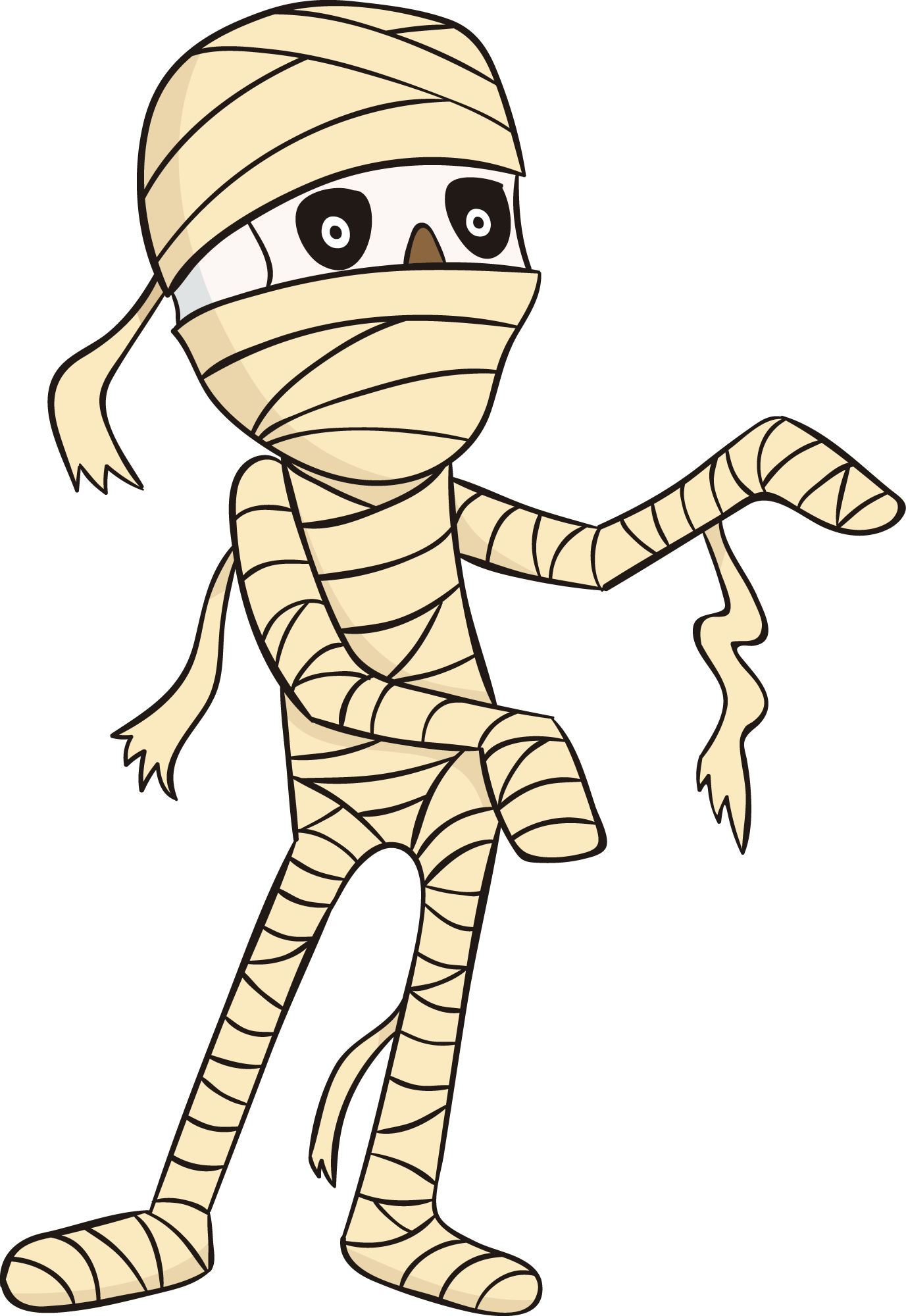 Preview for Cartoon-mummy-character-illustration-halloween-characters-sticke-898df