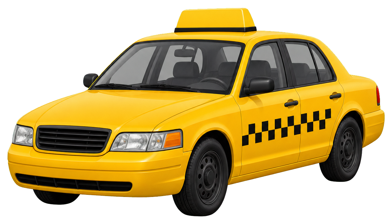 Preview for Taxi Car Sticker Graphic For Pizap Designs