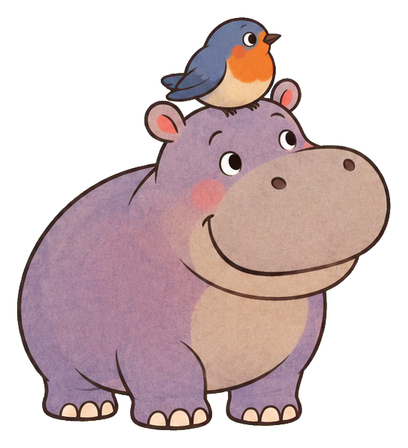 Preview for Hippo And Bird Friend
