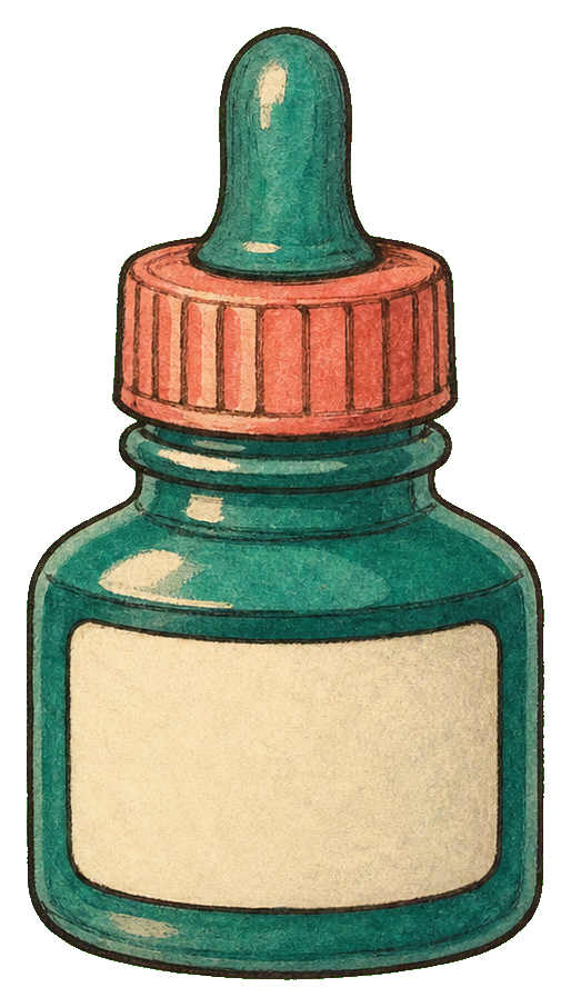 Preview for Ink Bottle Dropper Sticker