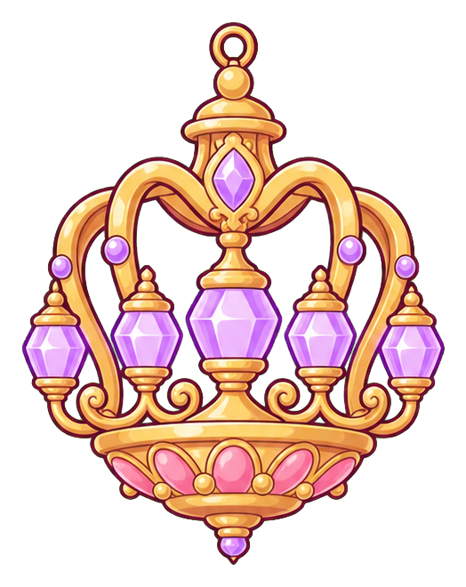 Preview for Crown Chandelier Sticker