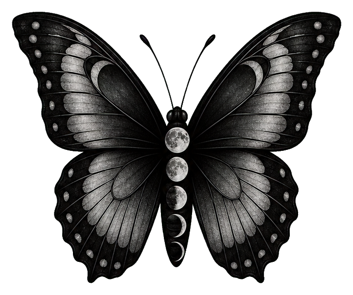 Preview for Lunar Phase Butterfly Sticker