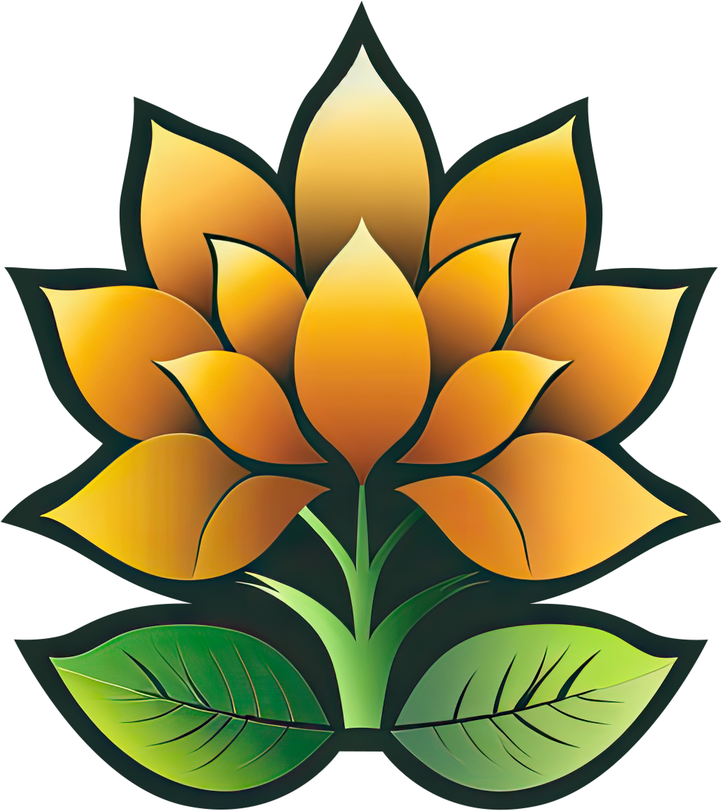 Preview for Golden-flower-illustration-logo-flower-sticker-4e6fe