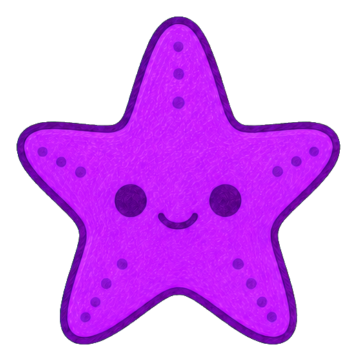 Preview for Purple Sea Star Sticker