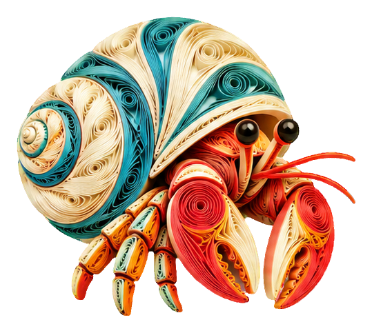 Preview for Quilled Sea Creatures Hermit Crab