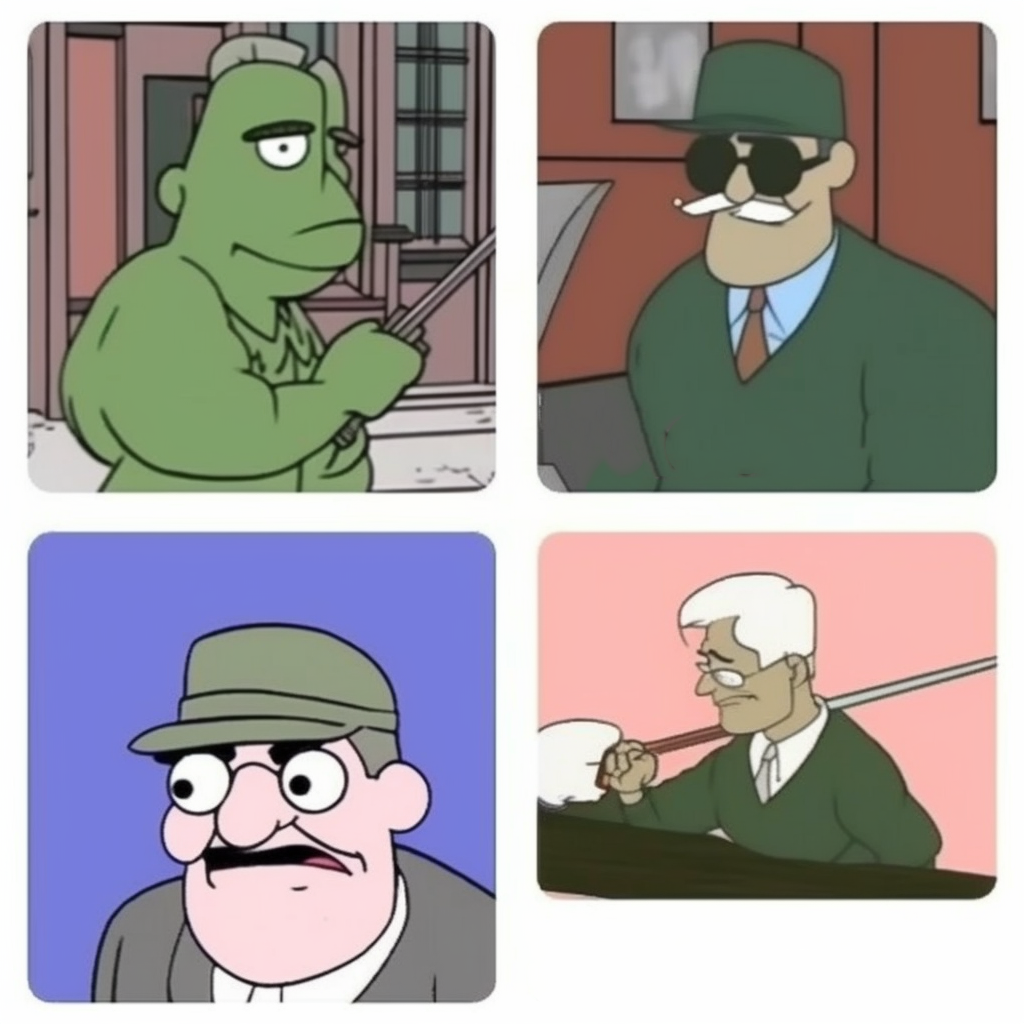 Preview for Cartoon-characters-collage-cartoon-meme-background-df30a