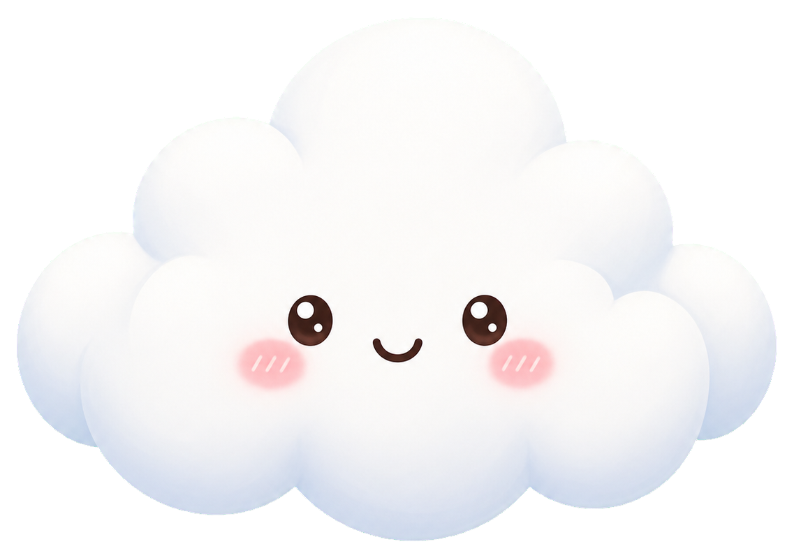 Preview for Kawaii Cloud Blush Sticker