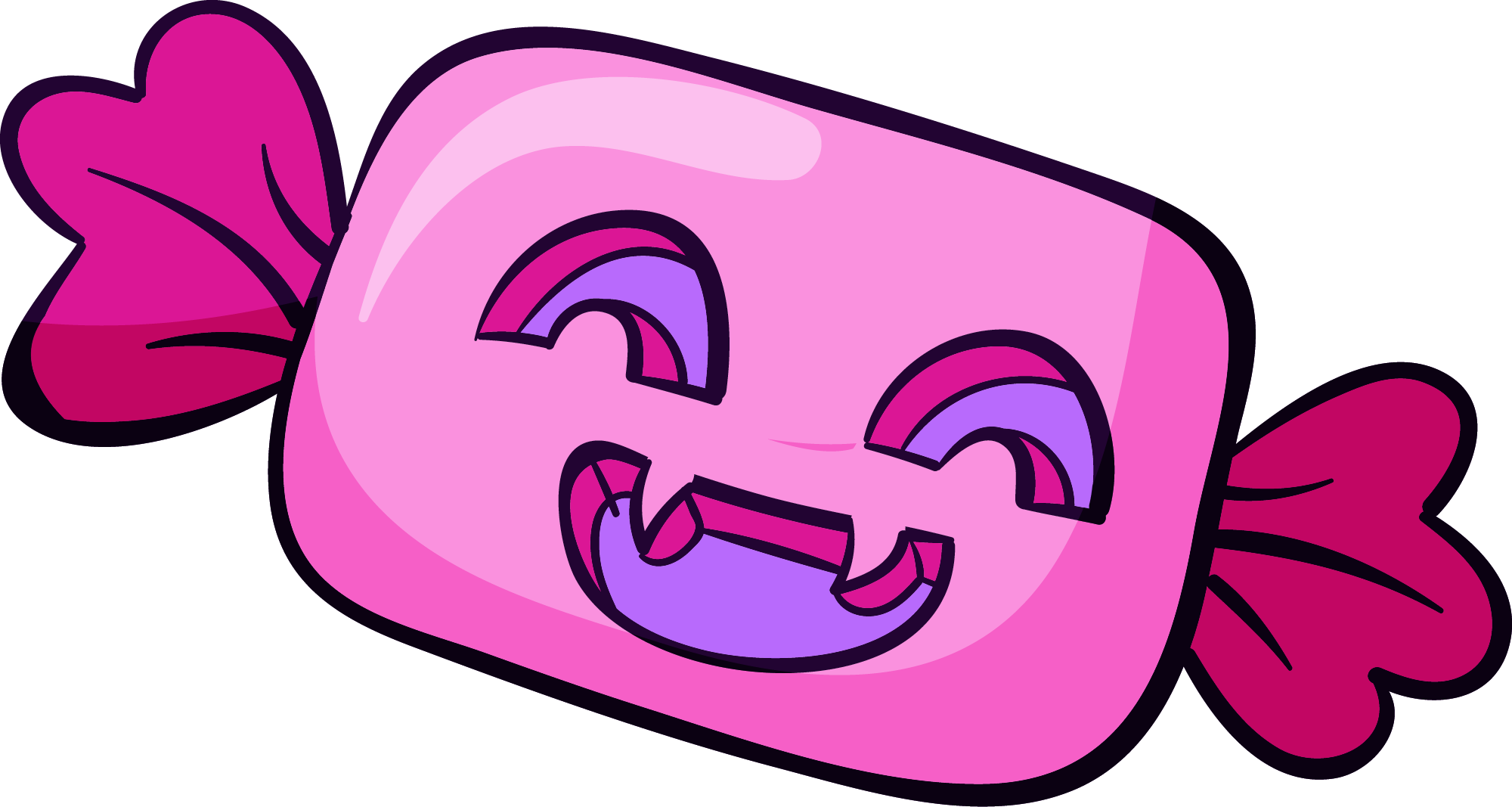 Preview for Cartoon-candy-character-halloween-candy-sticker-0079f