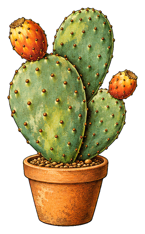 Preview for Vintage Succulent Prickly Pear