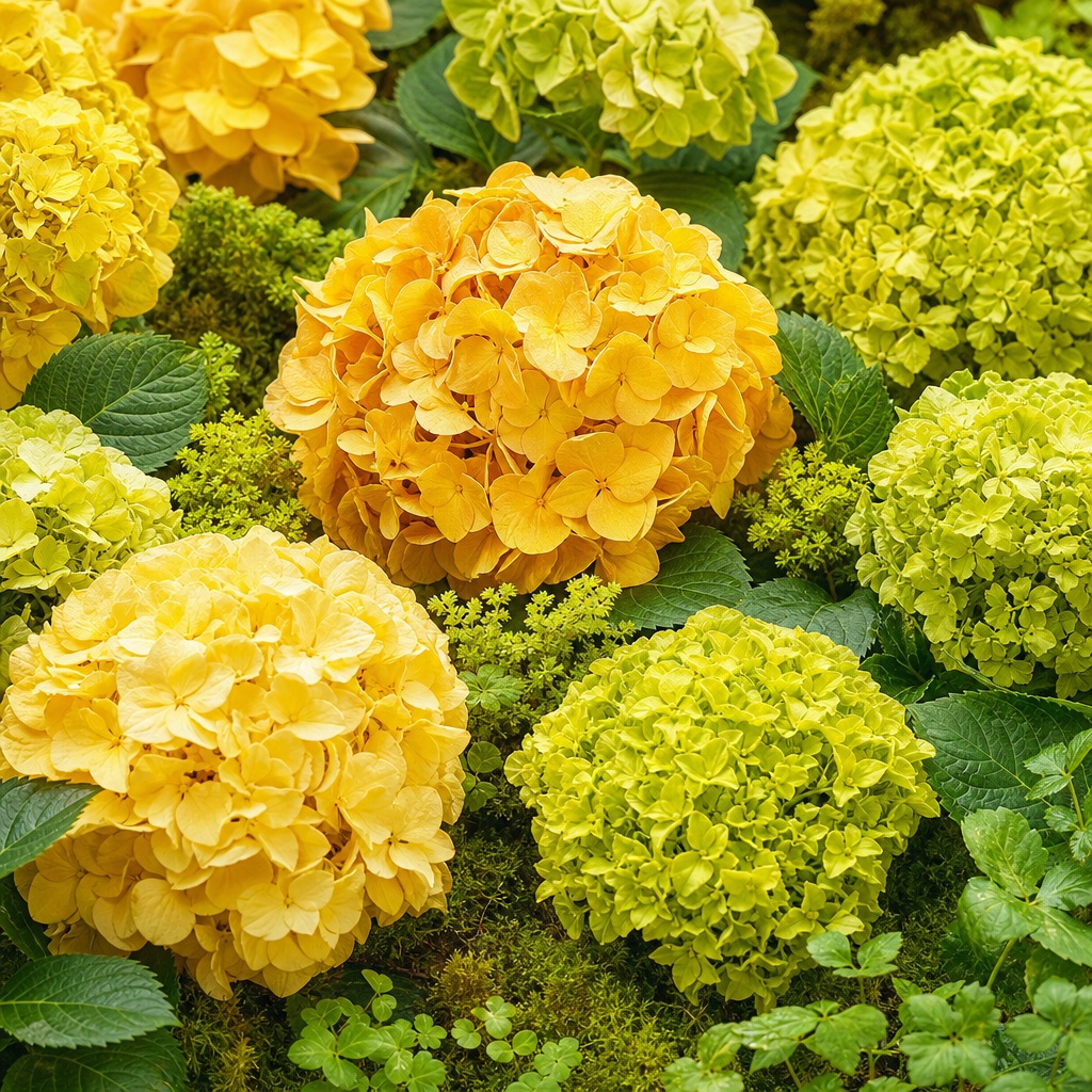 Preview for Yellow Floral Background With Garden Blooms