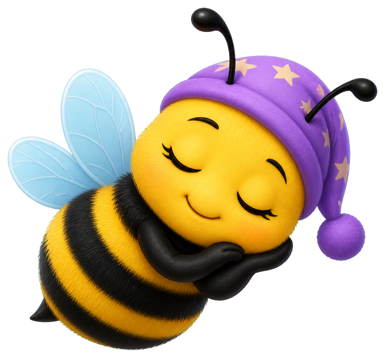 Preview for Sleepy Bee Sticker Graphic