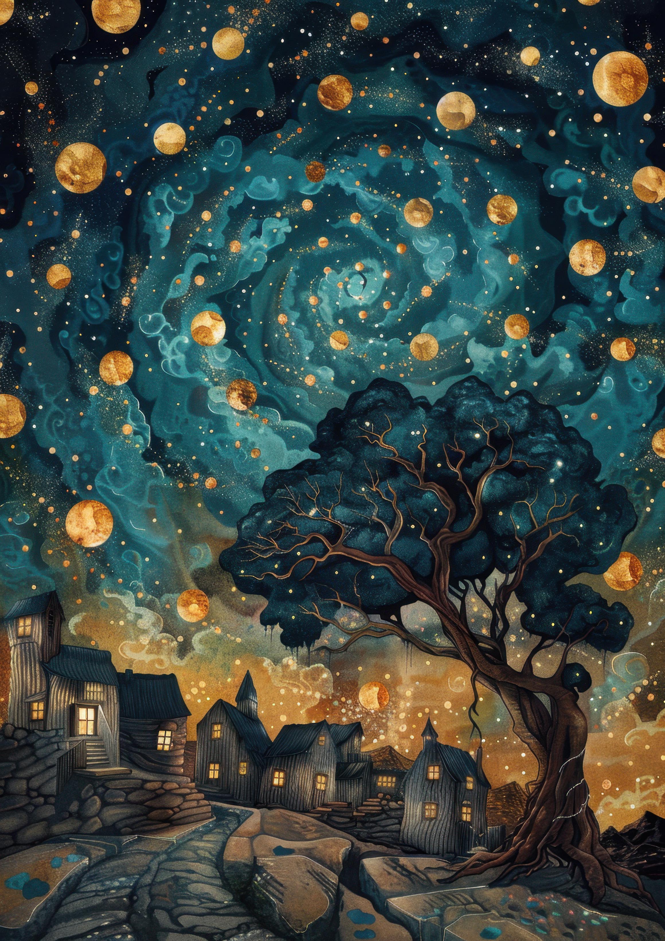 Preview for Starry-night-landscape-art-astrophotography-photo-background-5183d