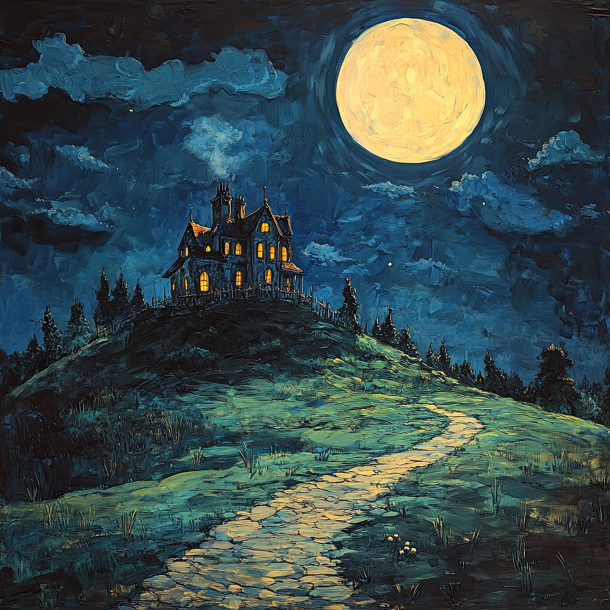Preview for Moonlit-mansion-hill-spooky-backdrop-background-1ce91