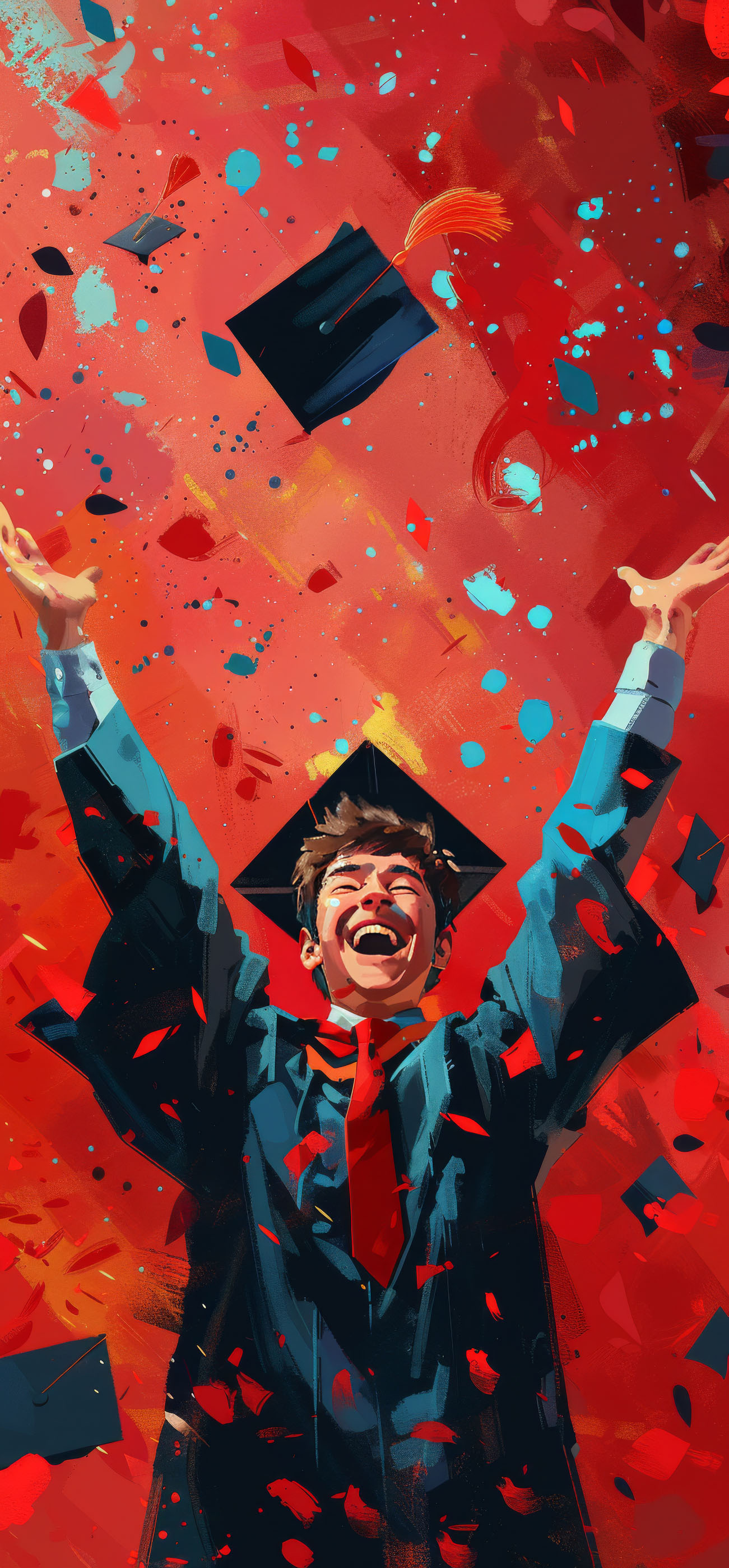 Preview for Graduation-day-euphoria-graduation-phone-background-d20b2