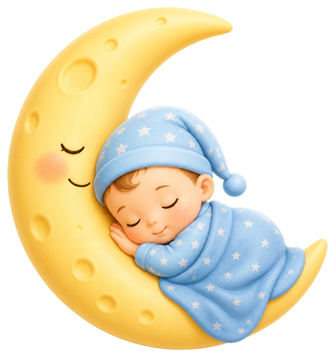 Preview for Sleepy Moon Baby Sticker