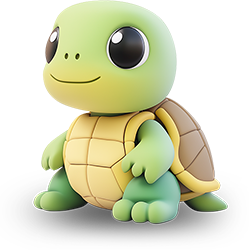 Preview for Cartoon-turtle-character-design-animal-sticker-ad66a