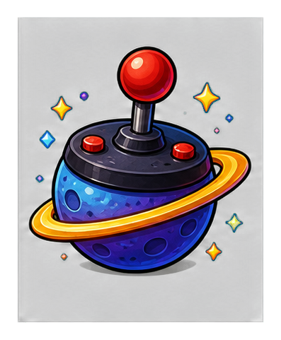 Preview for Joystick Planet Sticker