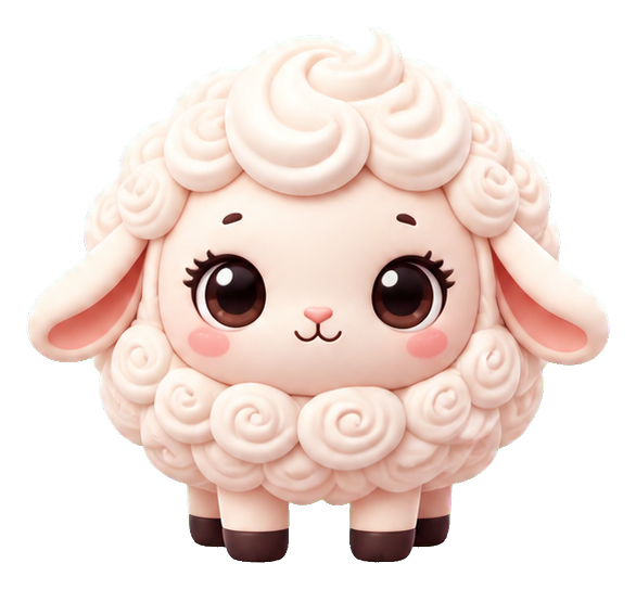 Preview for Cupcake Swirl Lamb Sticker