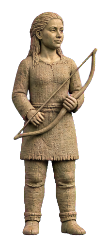 Preview for Neolithic Archer Stone Sculpture Sticker