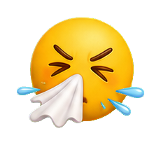 Preview for Sneezing Face Sticker