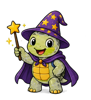 Preview for Wizard Turtle Sticker For Creative Designs