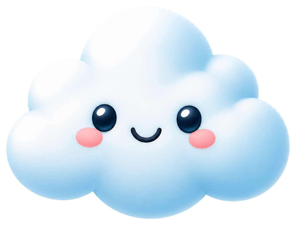 Preview for Puffy Cloud Smile Sticker