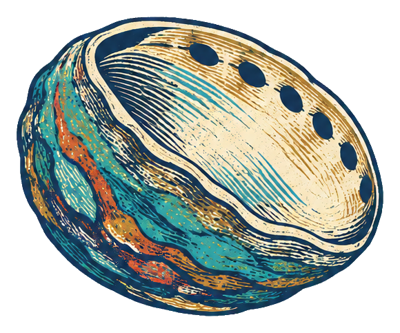 Preview for Linocut Seashells Abalone Shell