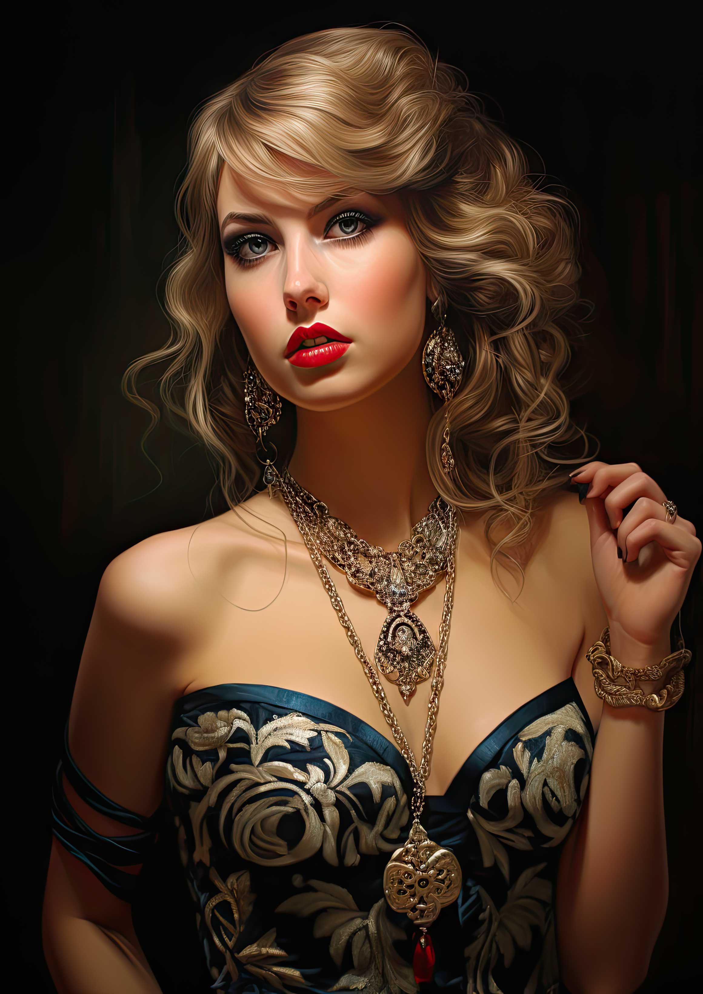 Preview for Elegant-woman-portrait-taylor-swift-background-cee28