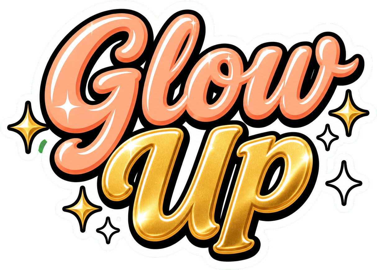 Preview for Glow Up Text Sticker