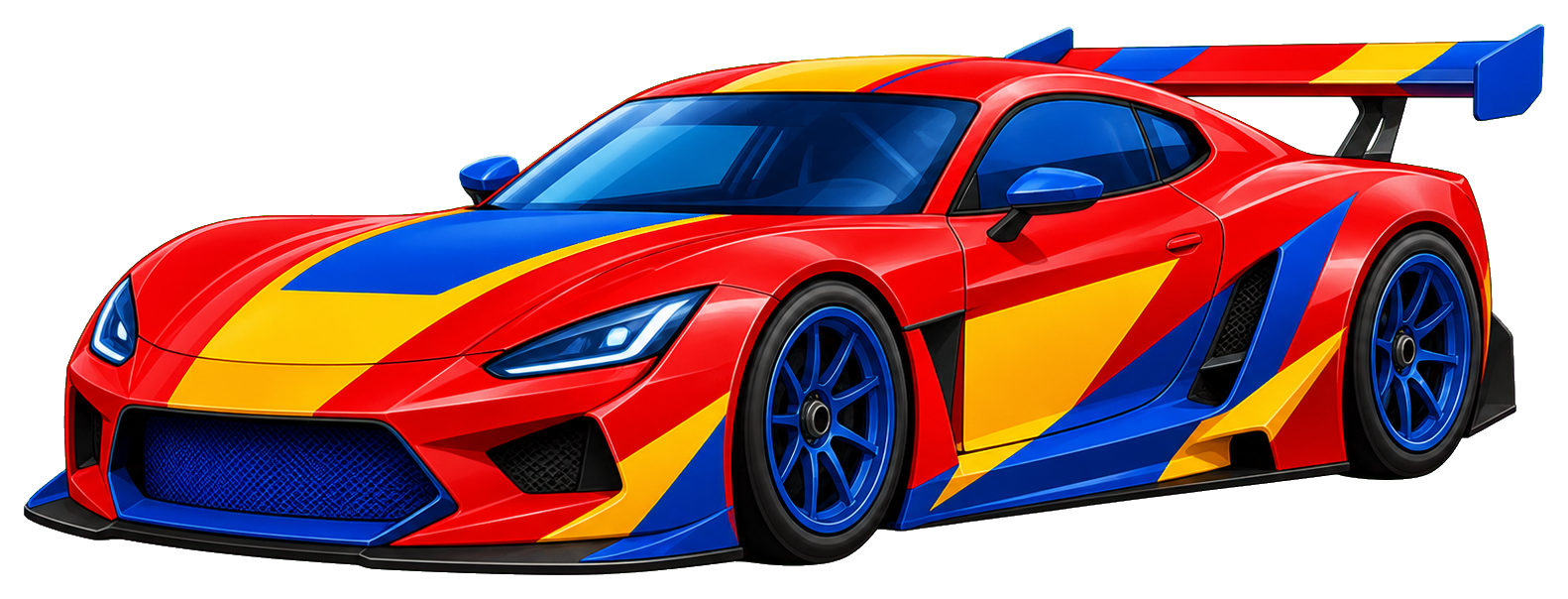 Preview for Race Car Sticker Graphic
