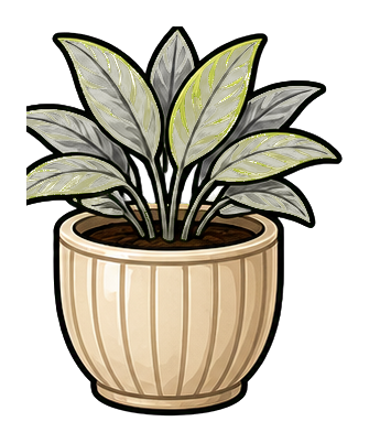 Preview for Small Plant Pot Sticker Graphic
