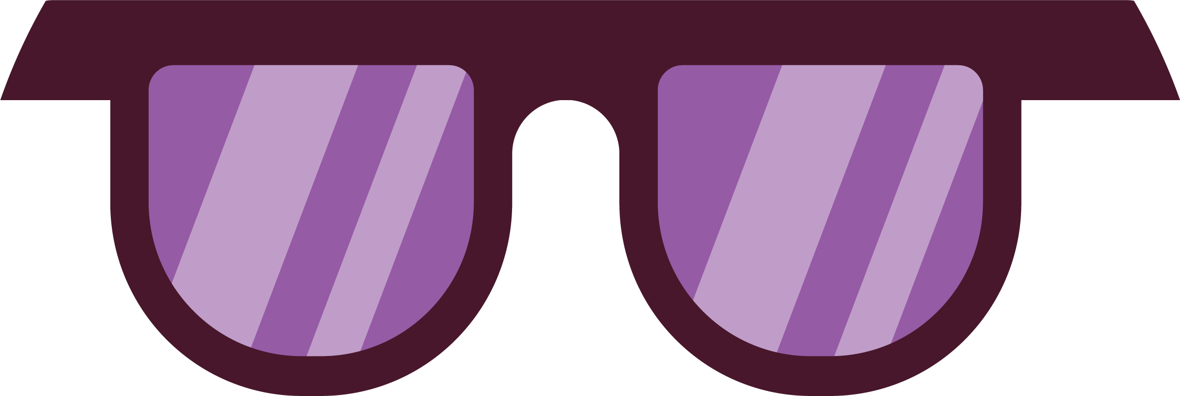 Preview for Purple-striped-sunglasses-emoji-props-sticker-97487