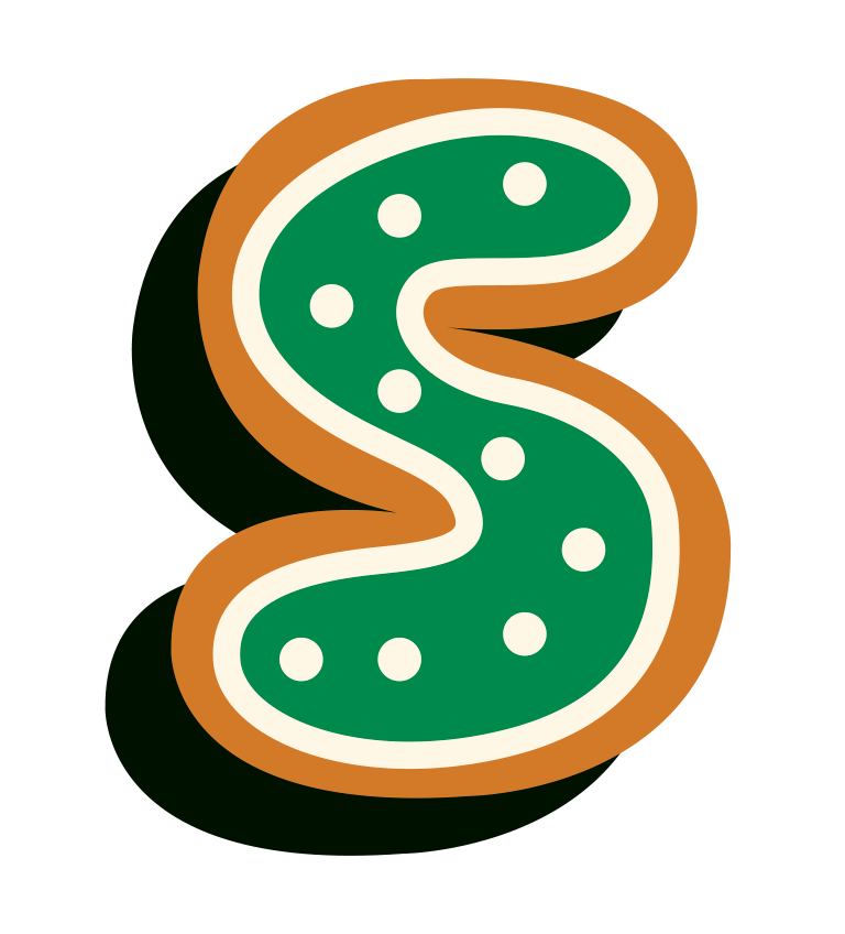 Preview for Pickle-letter-s-design-cookie-letters-sticker-fdaf9