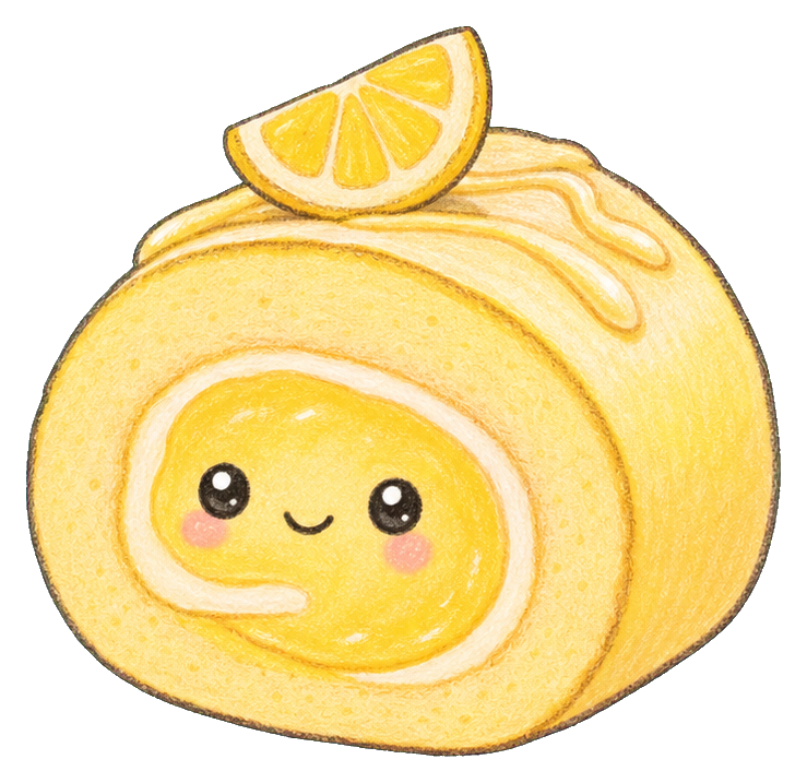 Preview for Lemon Jelly Roll Slice Sticker