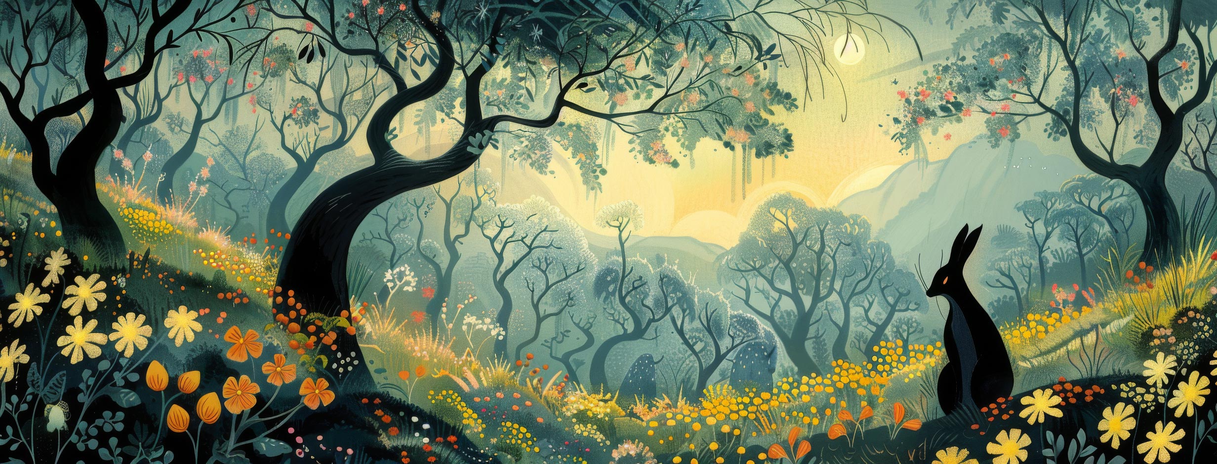 Preview for Mystical-forest-landscape-easter-facebook-background-1a176