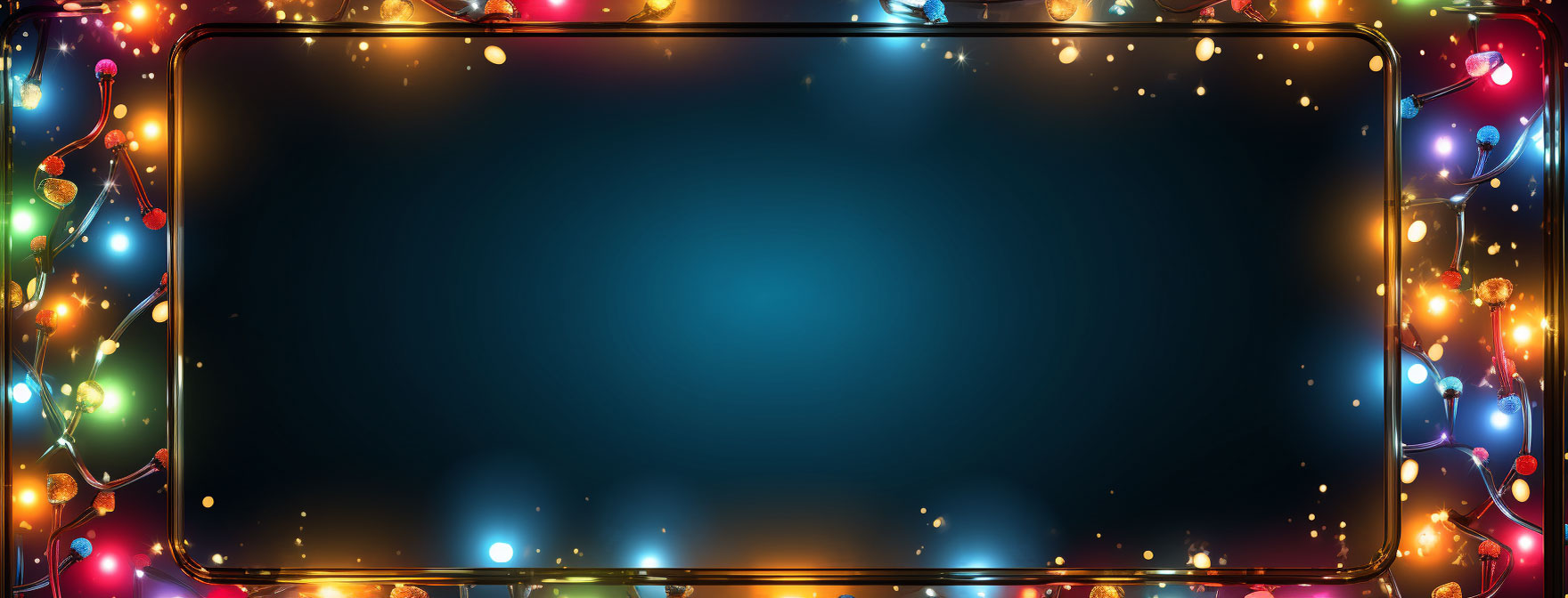 Preview for Colorful-lights-frame-template-christmas-cover-background-f493d