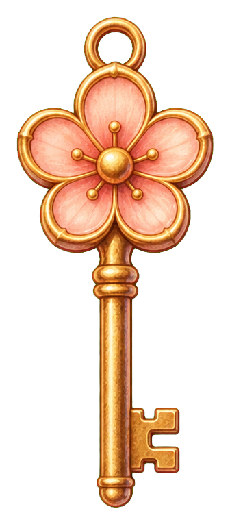 Preview for Flower Key Sticker For Mothers Day Designs